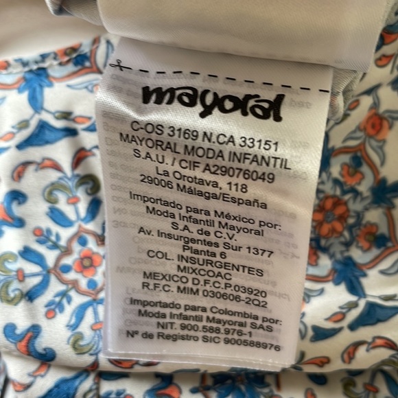 Mayoral designed in Spain adorable girls pleated belted dress - Picture 6 of 7